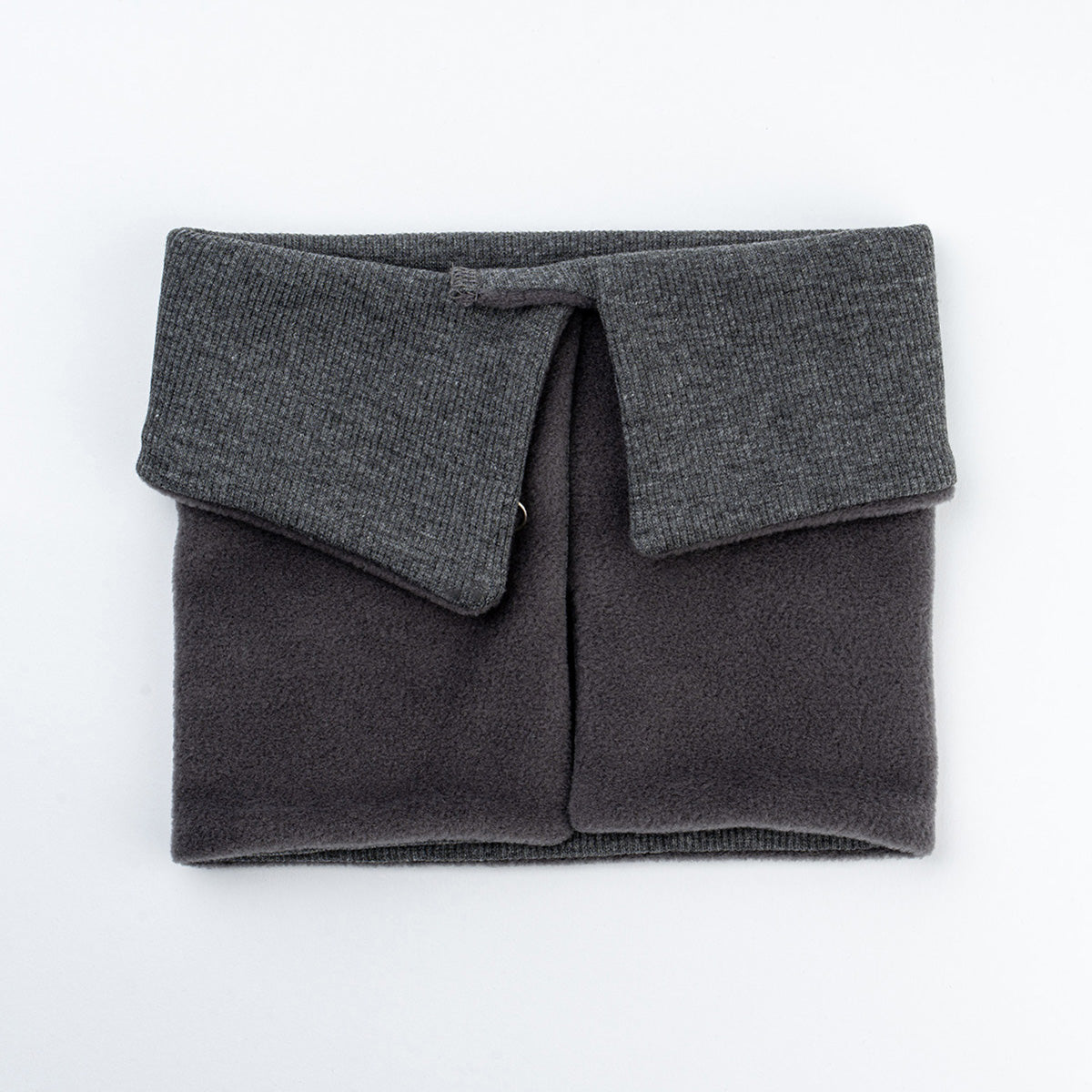 Anthracite Baby Hat & Bib 2-in-1