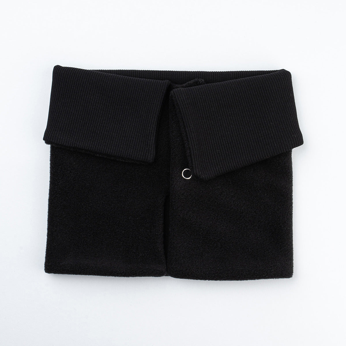 Black Baby Hat & Bib 2-in-1