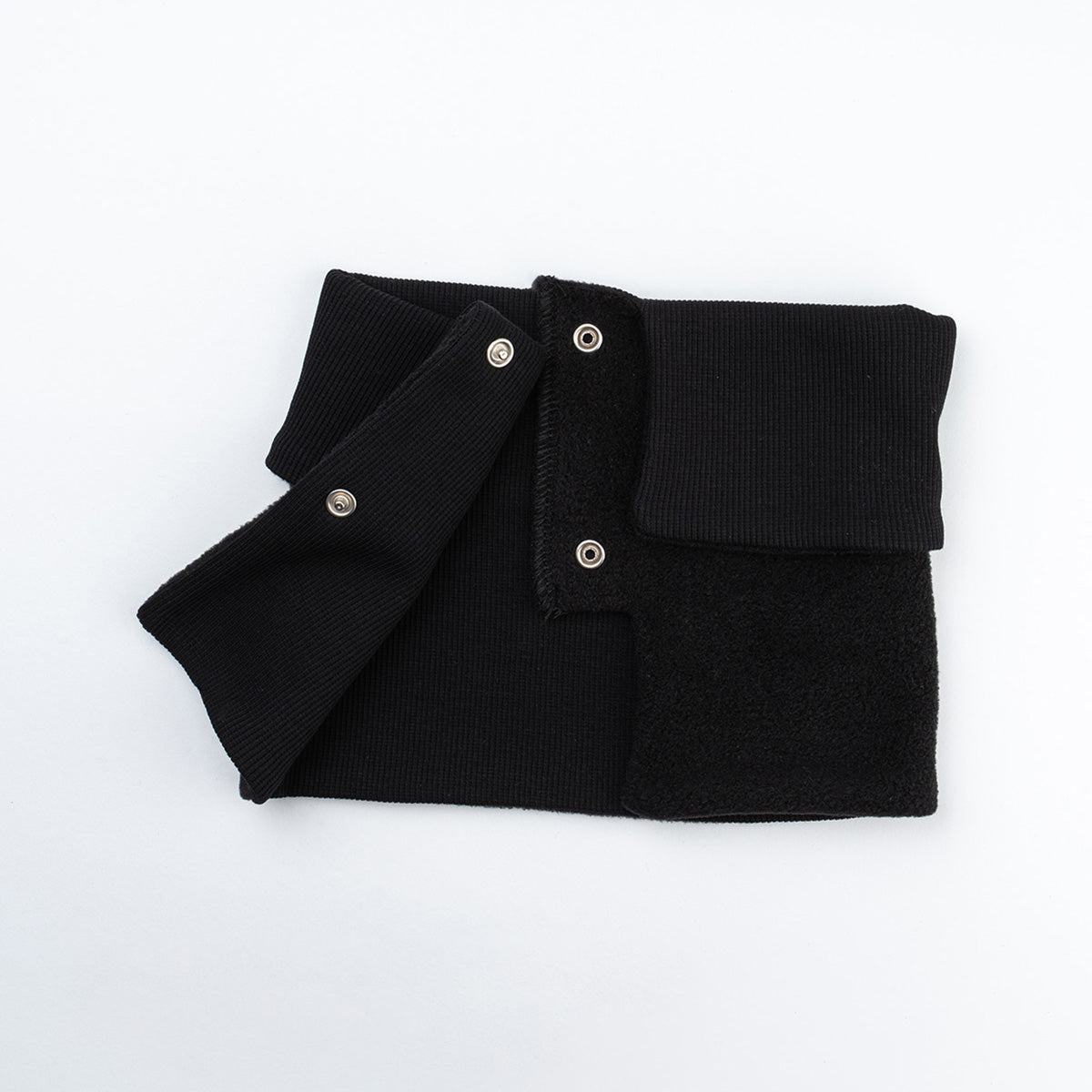 Black Baby Hat & Bib 2-in-1
