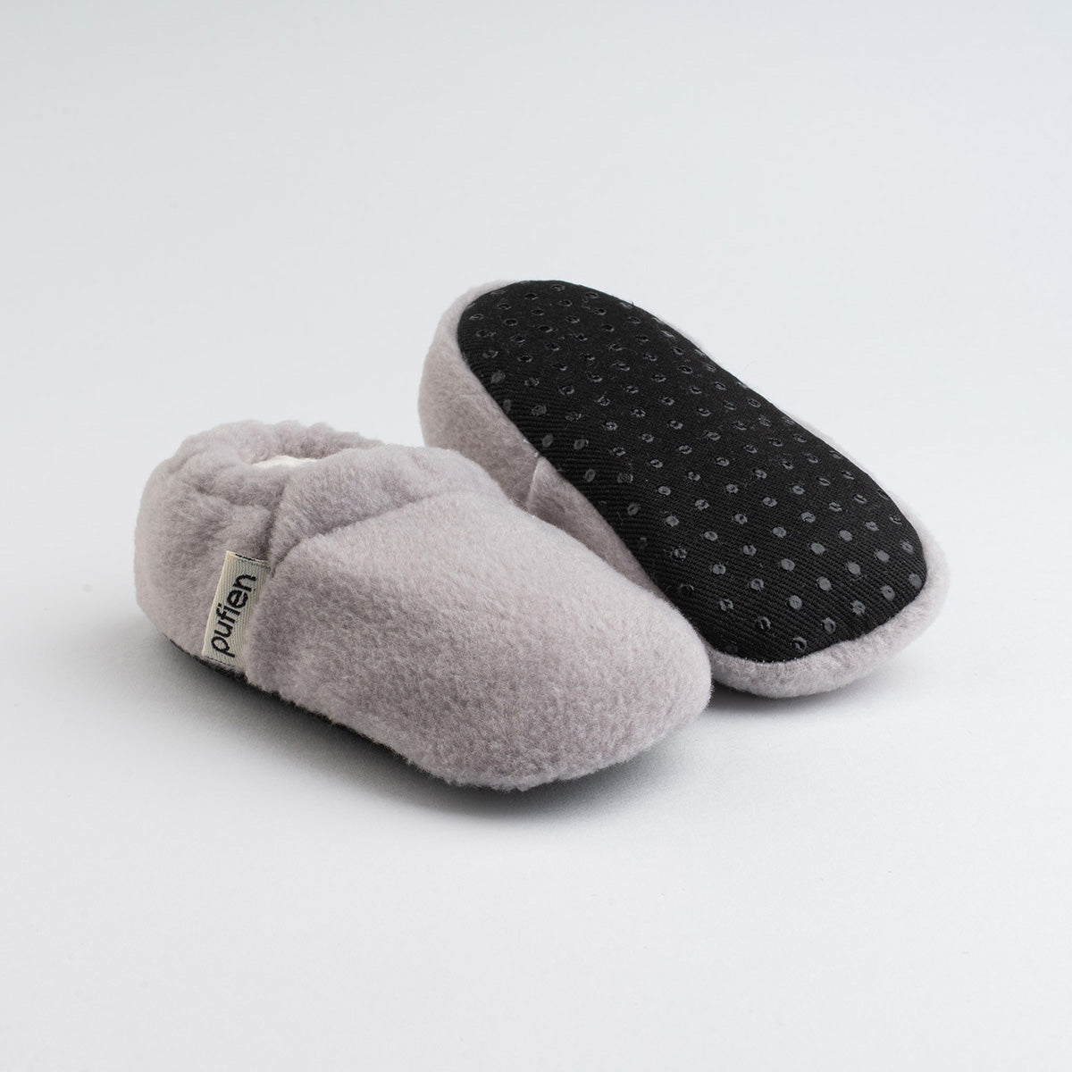 Grey Short Neck Baby Booties
