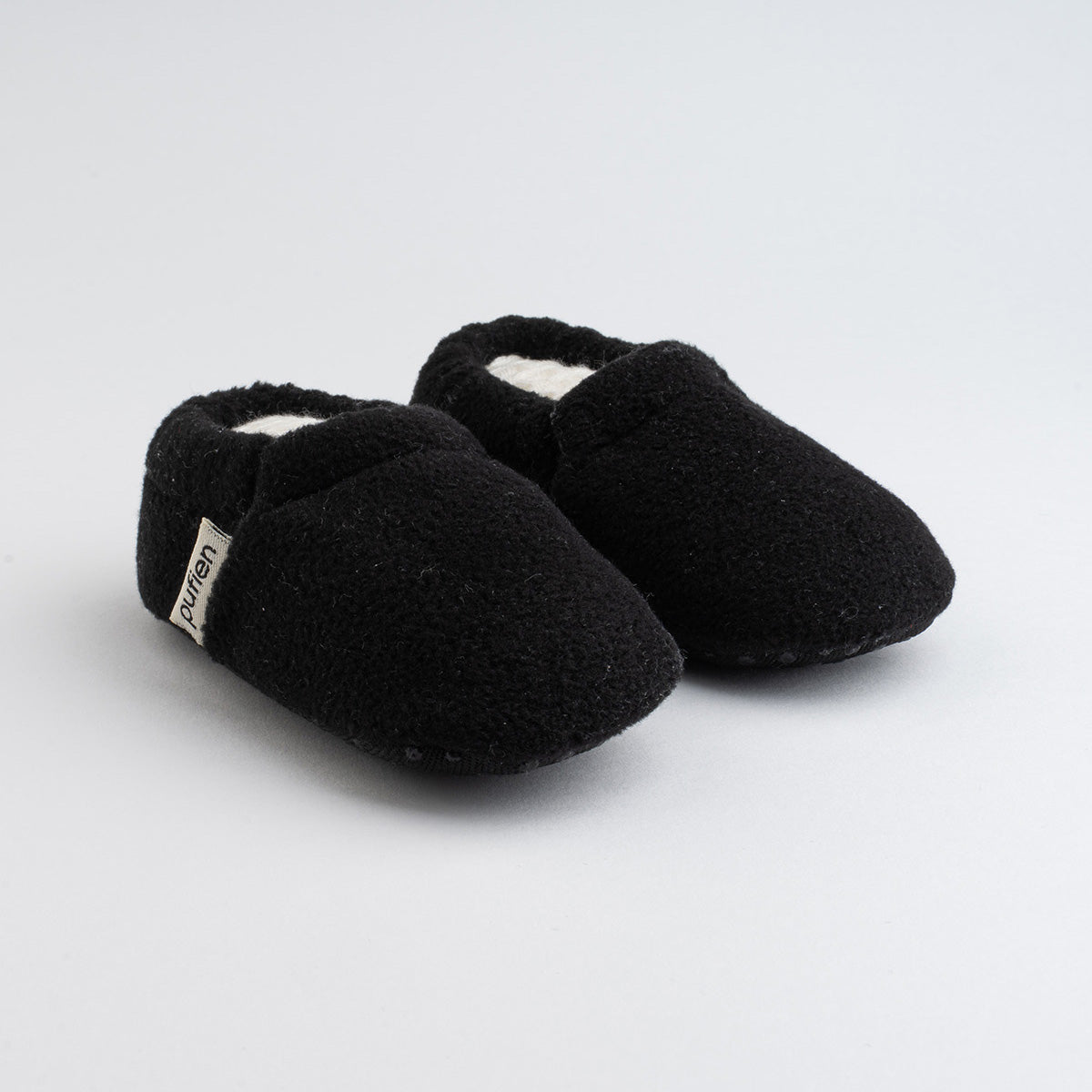 Black Short Neck Baby Booties