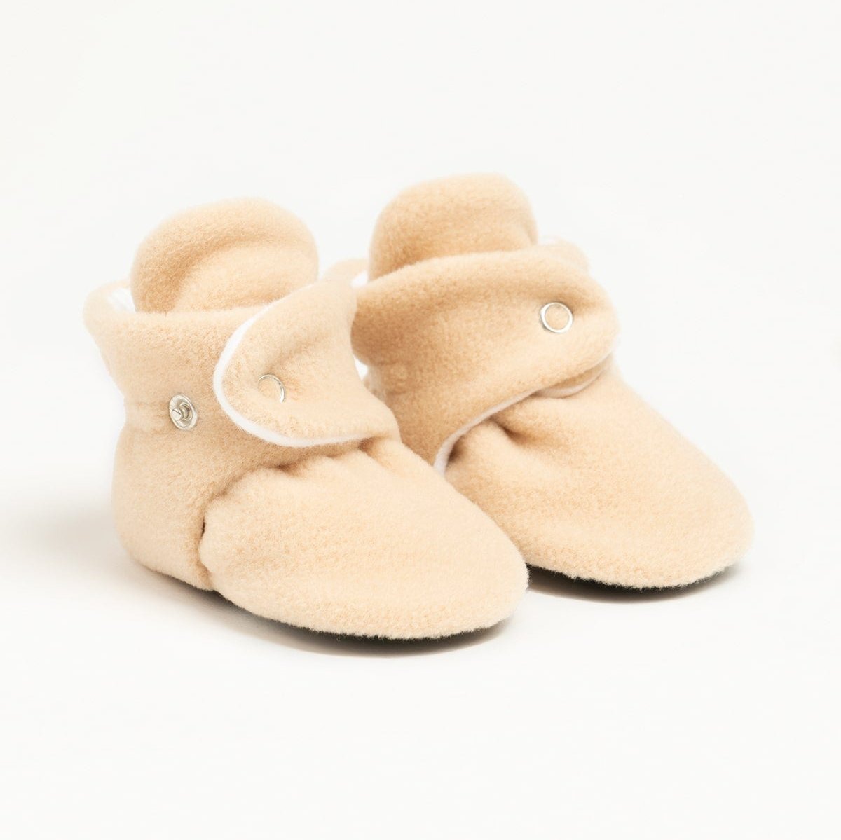 Beige Fleece Booties