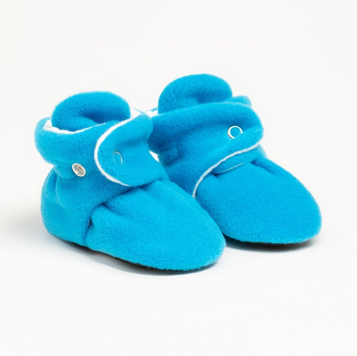 Blue Fleece Booties