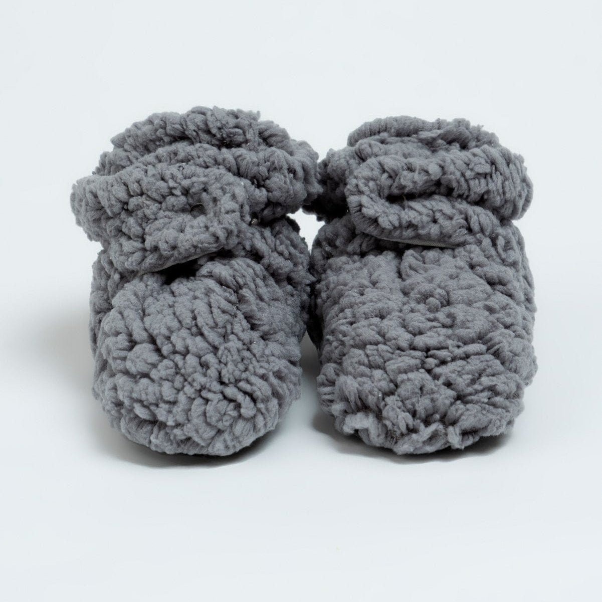 Grey Fluffy Booties