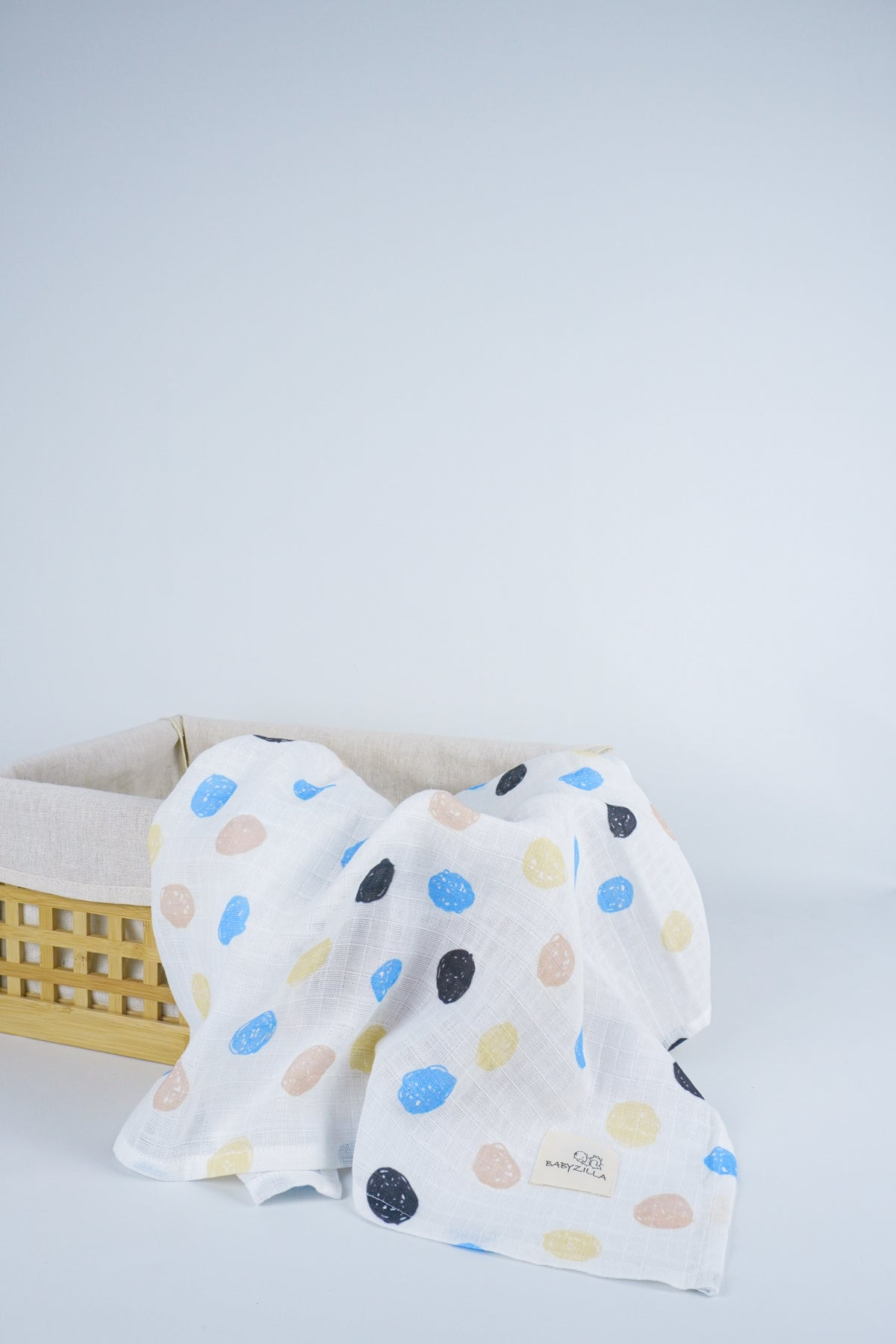 Multi-Purpose Muslin Cover with Pastel Pattern