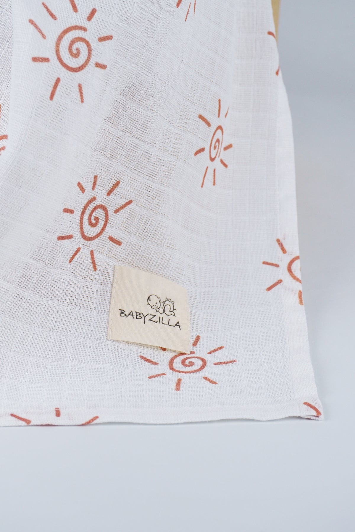 Multi-Purpose Muslin Cover with Sun Pattern