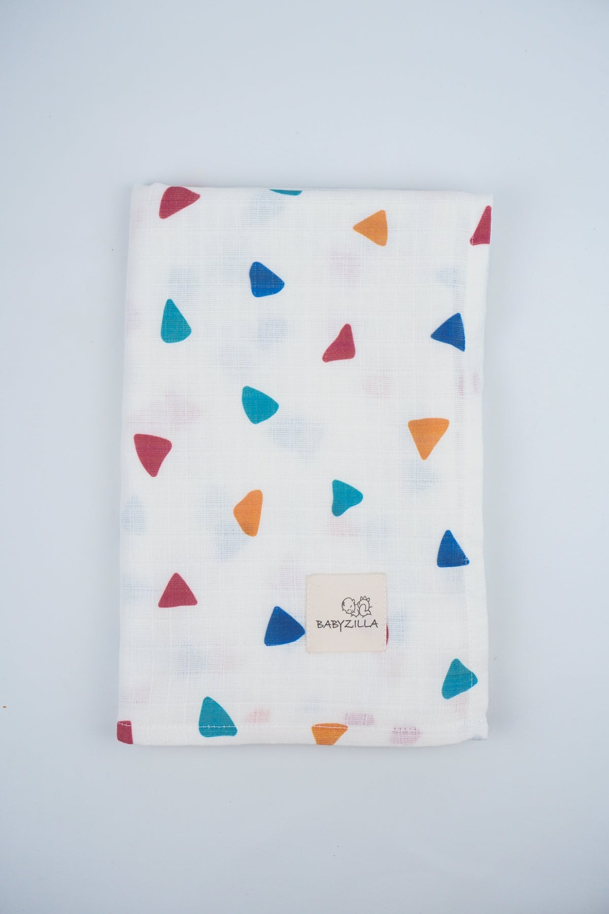 Multi-Purpose Muslin Cover with Triangle Pattern