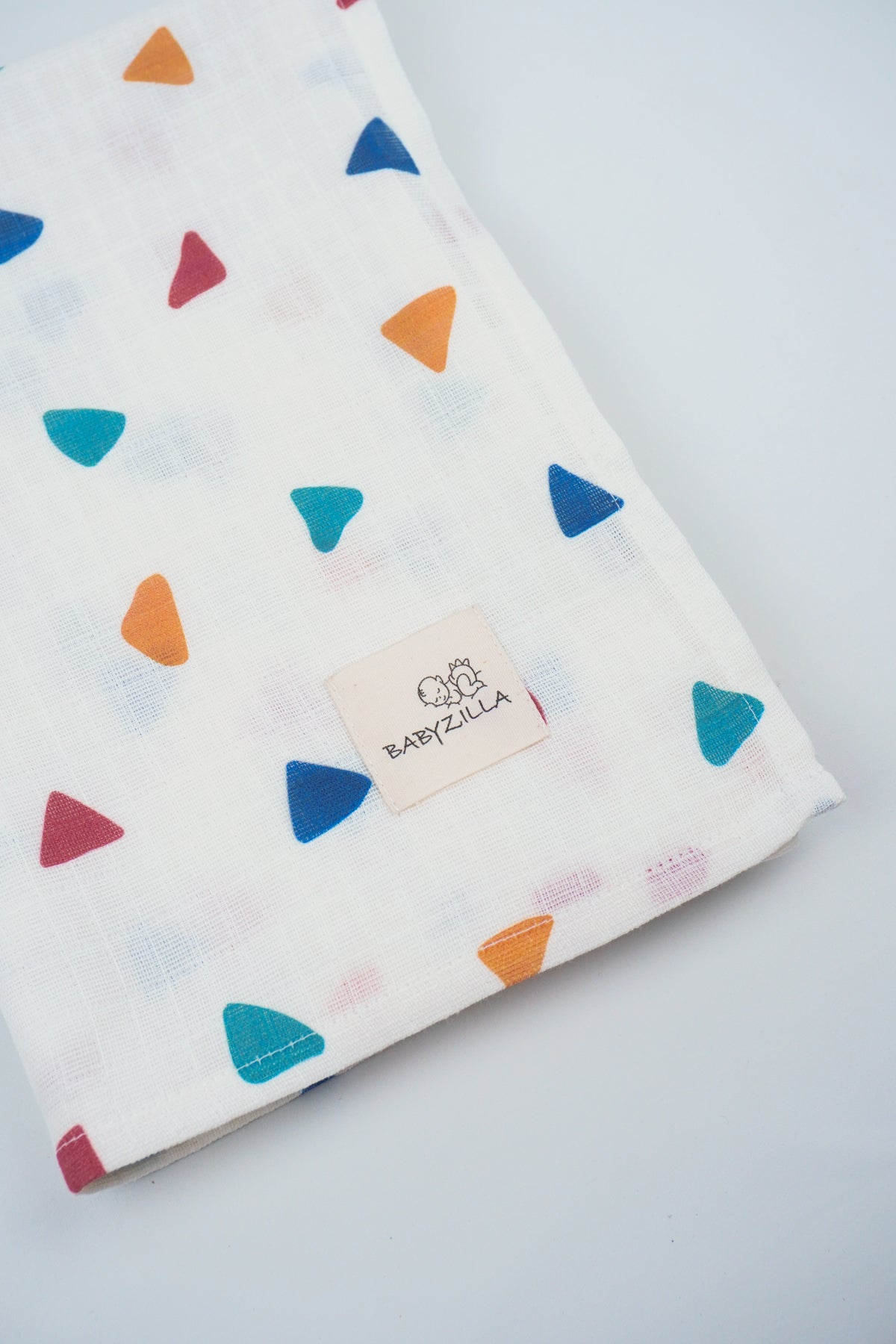 Multi-Purpose Muslin Cover with Triangle Pattern