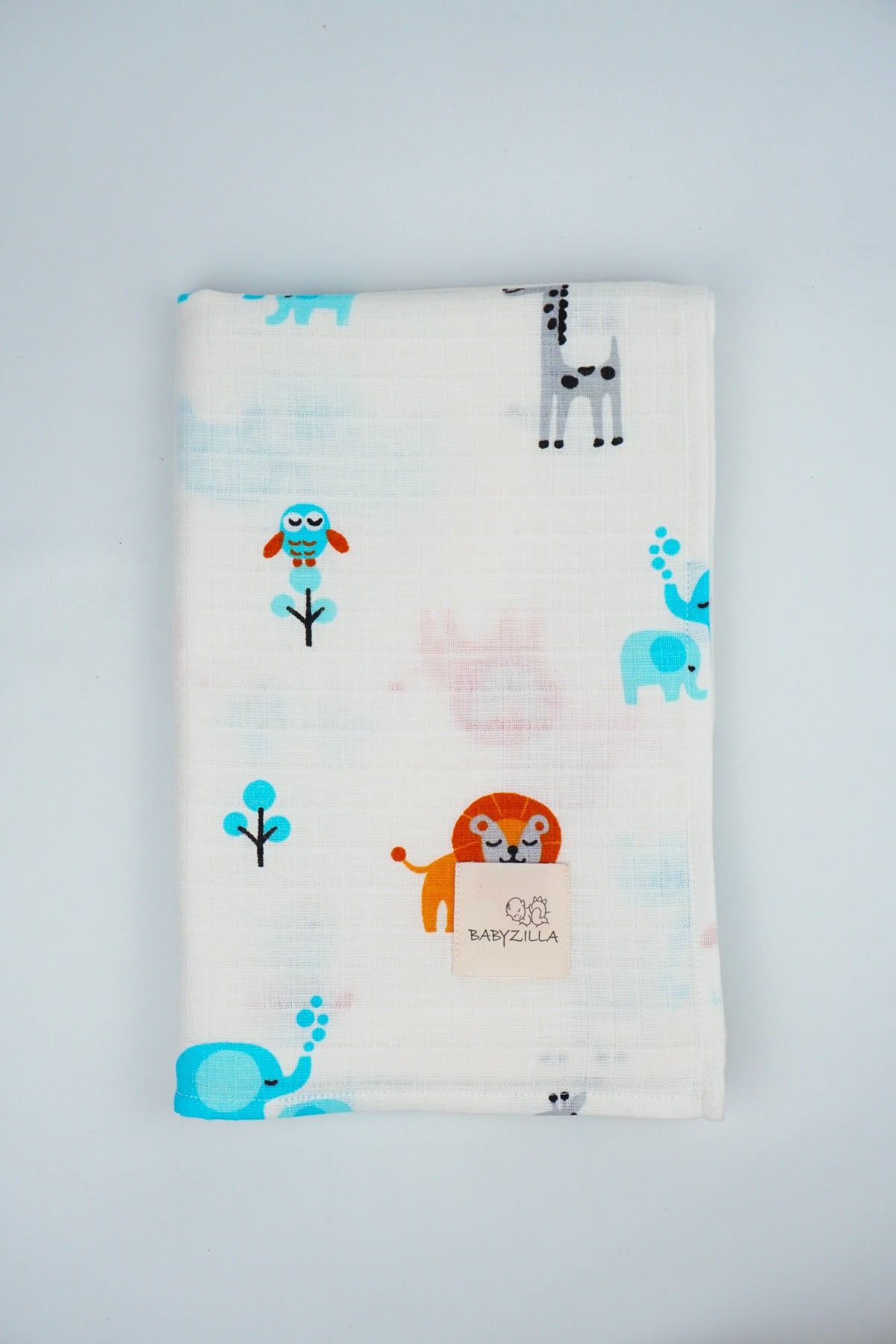 Safari Patterned Multi-Purpose Muslin Cover