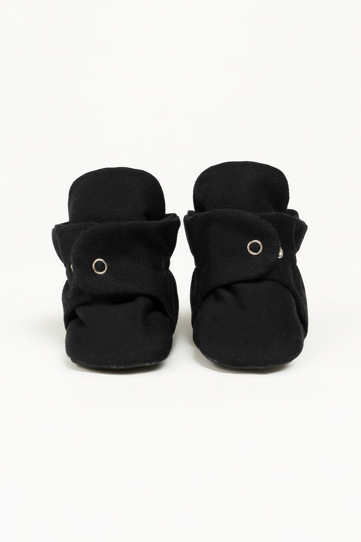 Summer Black Organic Cotton Booties