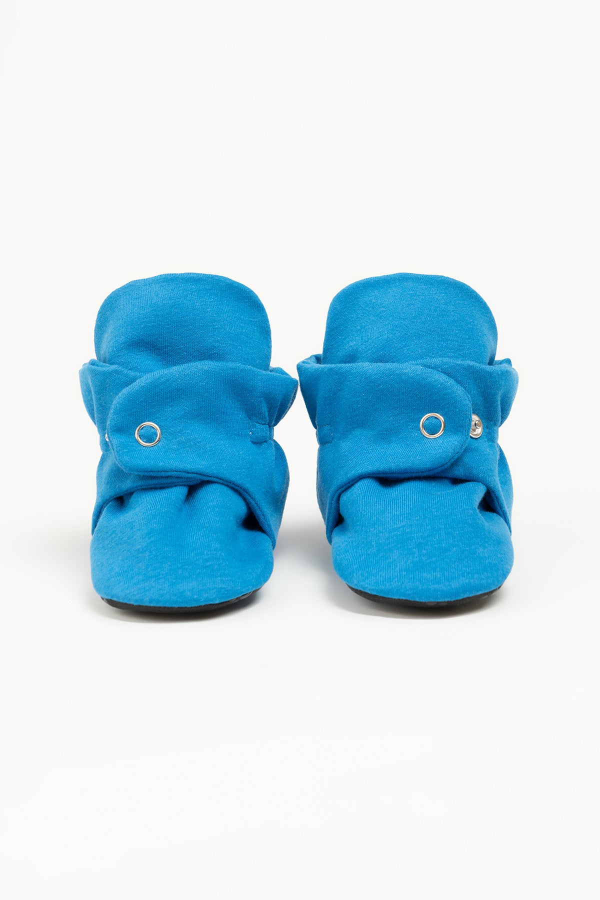 Summer Blue Organic Cotton Booties