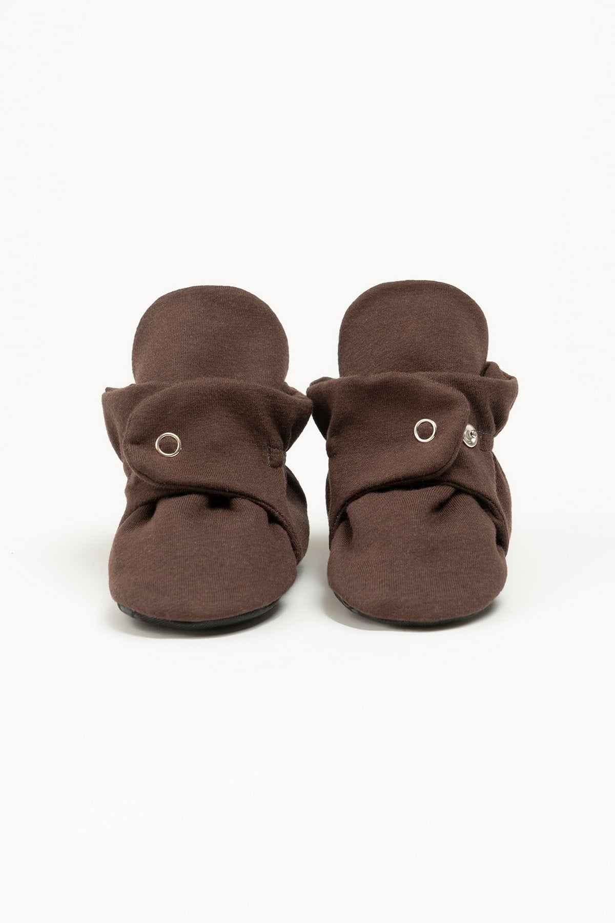 Summer Brown Organic Cotton Booties