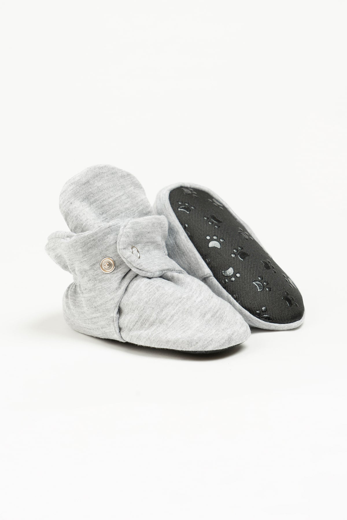 Summer Grey Organic Cotton Booties