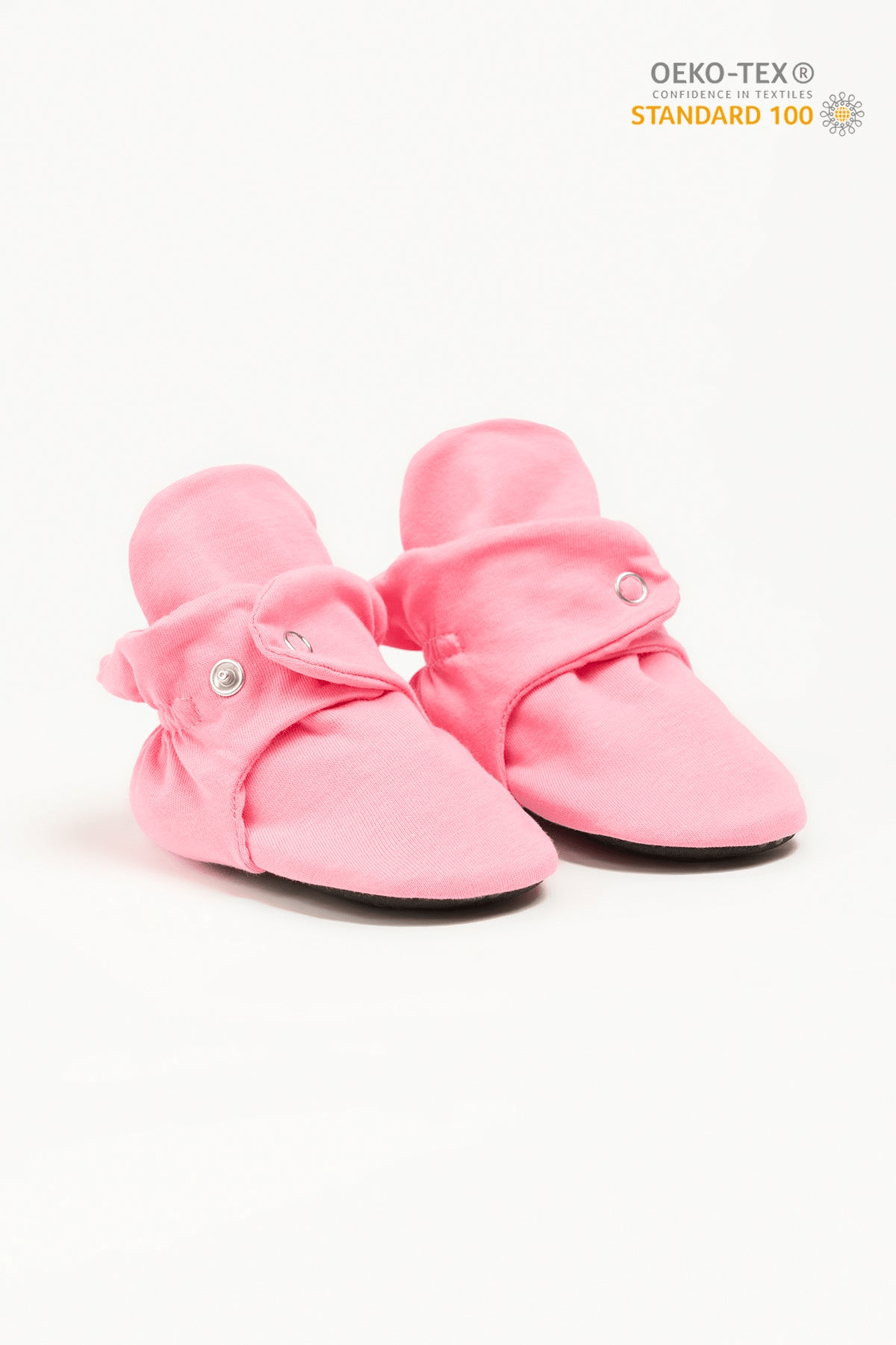 Summer Pink Organic Cotton Booties