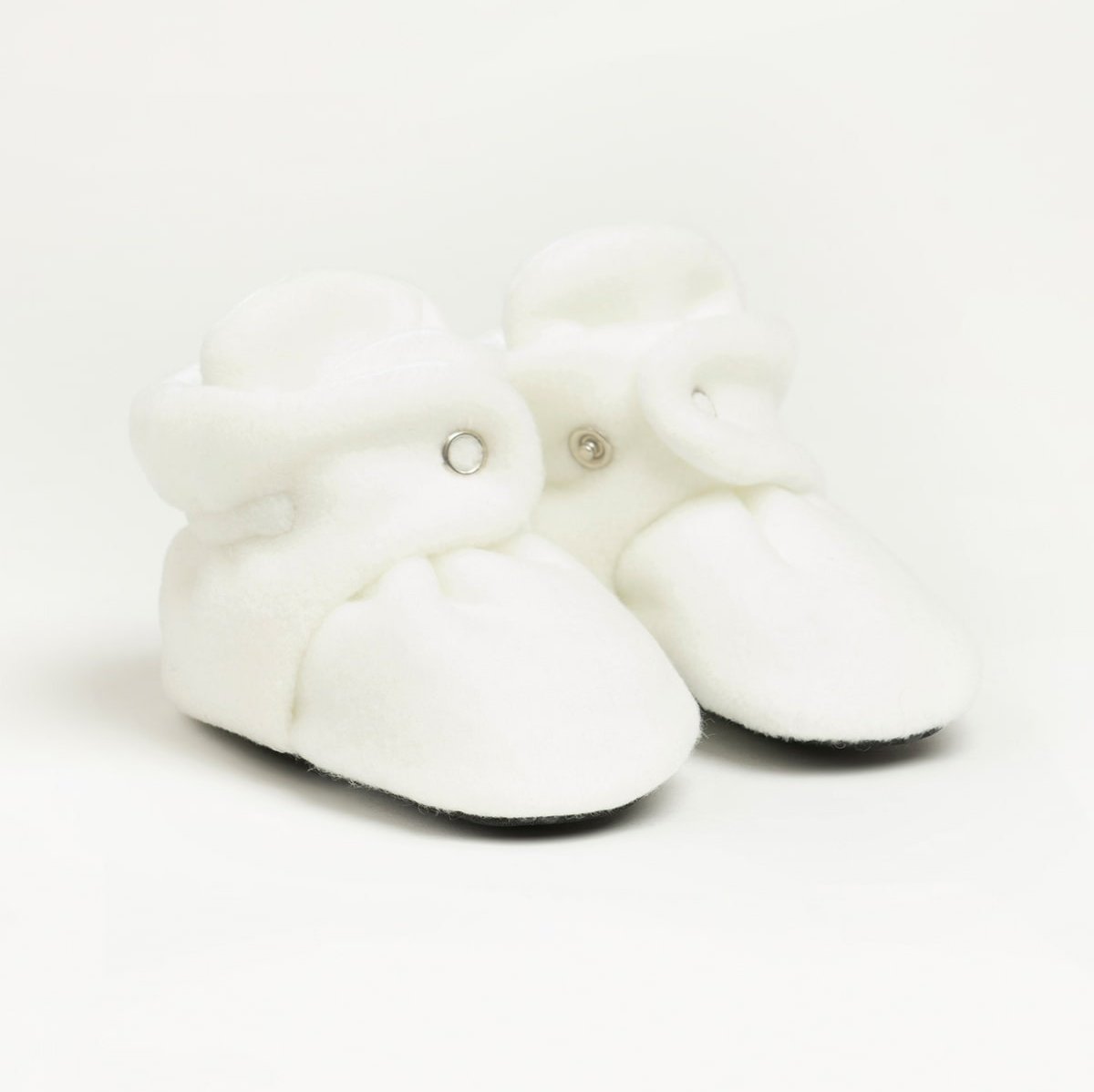 White Fleece Booties